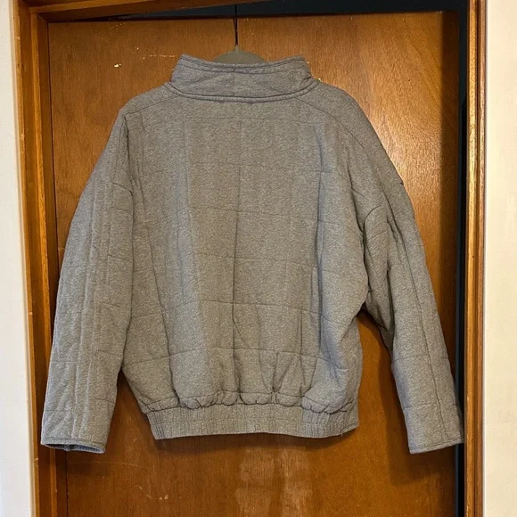 Aemi + Co Dixie Quilted Jacket in Grey – Size Large - Picture 4 of 8